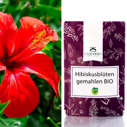 Hibiskusblüten BIO gemahlen