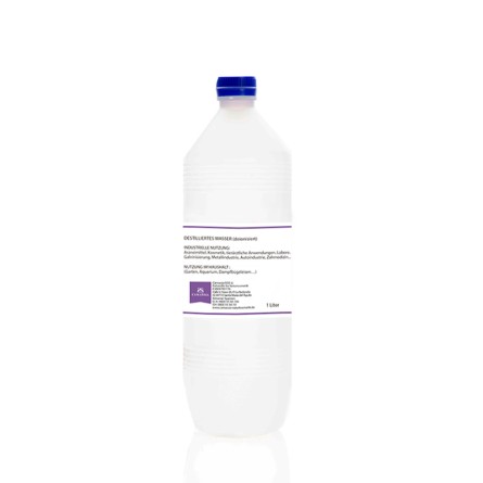 Destilliertes Wasser (deionisiert)