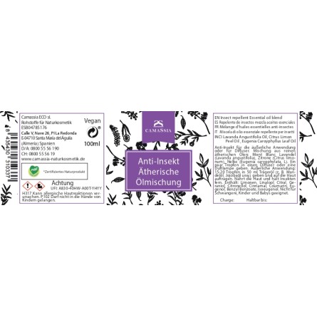 Anti-Insekt ätherische Ölmischung