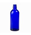 Glasflasche Blauglas DIN18, 100 ml