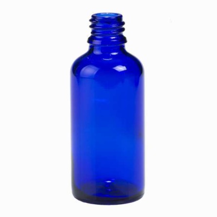 Glasflasche Blauglas