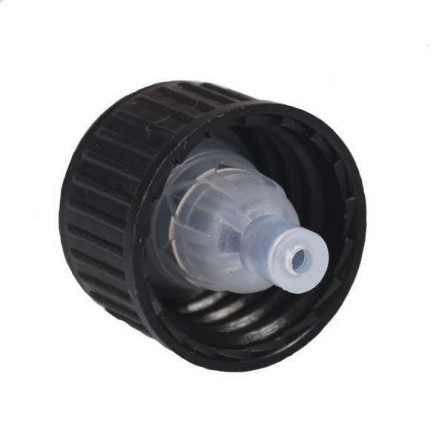 Schraubverschluss, schwarz, mit Tropfpipette