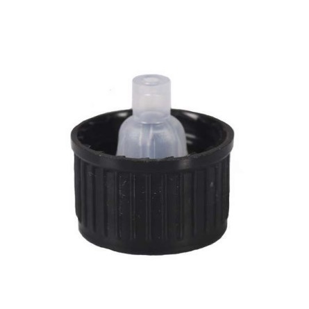 Schraubverschluss, schwarz, mit Tropfpipette