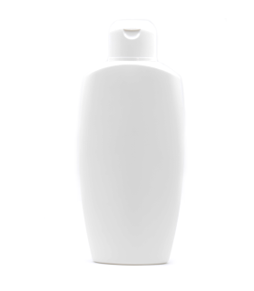Weiße Kunststoffflasche