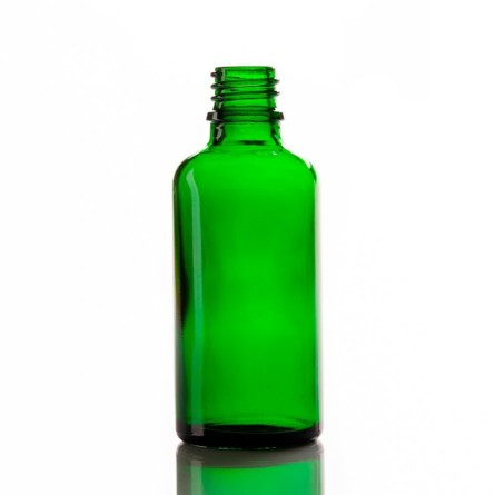 Botella vidrio verde 50ml
