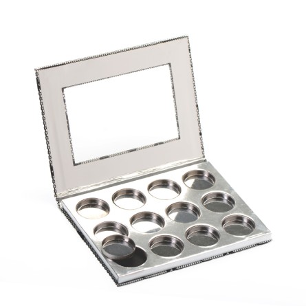 Leerpalette für 12 Lidschattenfarben
