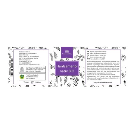 Hanfsamenöl BIO nativ