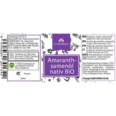 Amaranthsamenöl BIO nativ