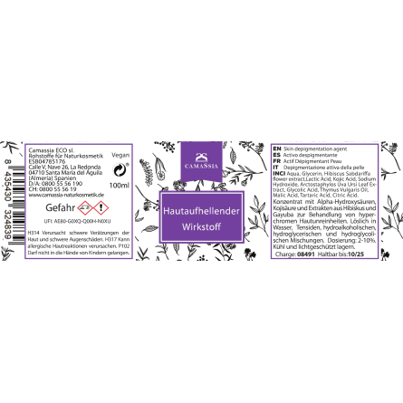 Hautaufhellender Wirkstoff