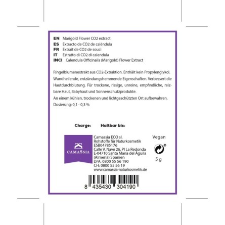 Ringelblumenextrakt, CO2-Extraktion (ohne Propylenglykol) 5 g