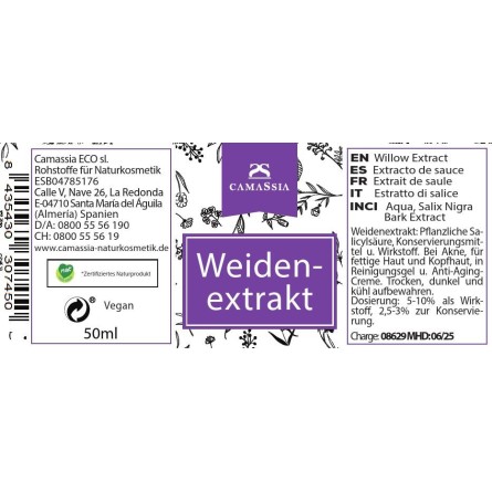 Weidenextrakt (pflanzliche Salicylsäure)