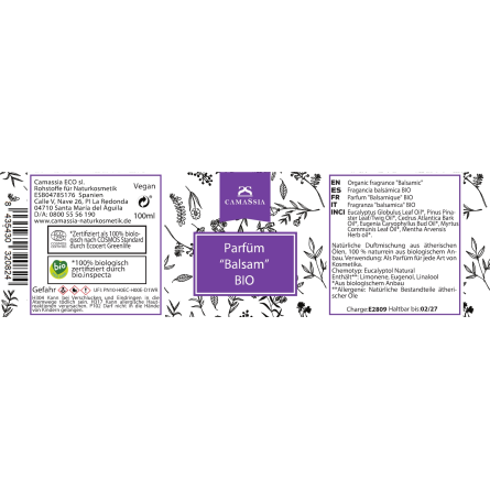 Natürliches Duftöl "Balsam" BIO