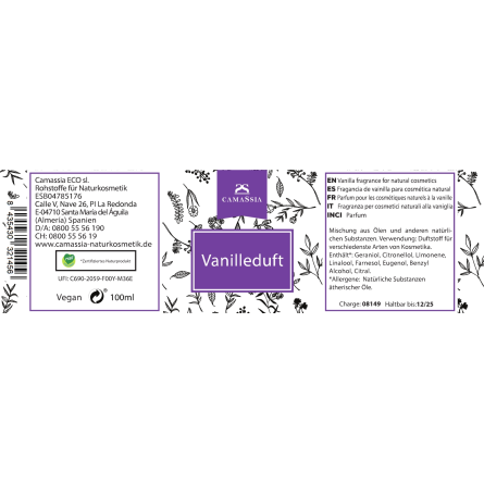 Natürliches Duftöl Vanille