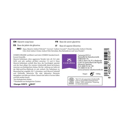 Glycerin für Seifen BIO