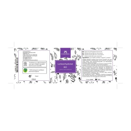 Lorbeerhydrolat BIO 250 ml