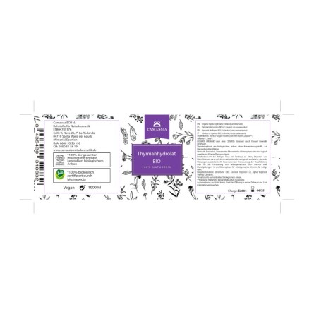 Thymianhydrolat BIO (CT Linalool)