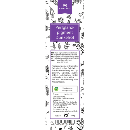 Perlglanzpigment Dunkelrot (Mica)