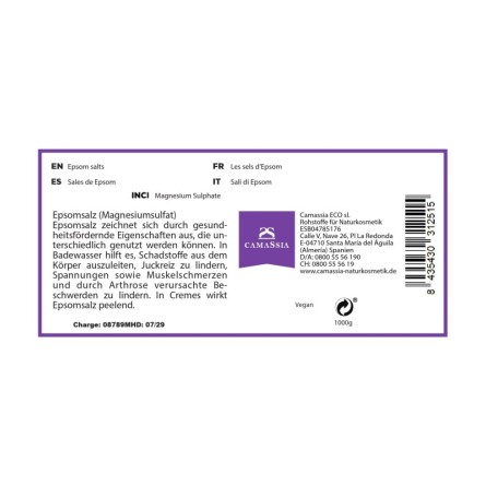 Epsomsalz (Magnesiumsulfat)